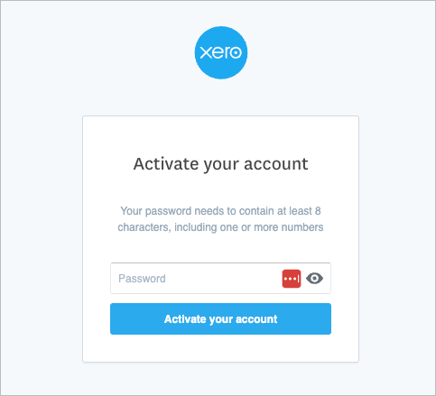 Add Password to Xero | Accounting Prose