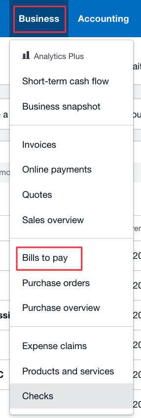 Bills to Pay in Xero | Accounting Prose