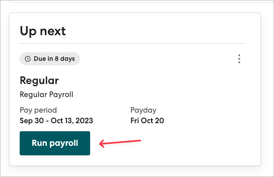 Click Run Payroll | Accounting Prose