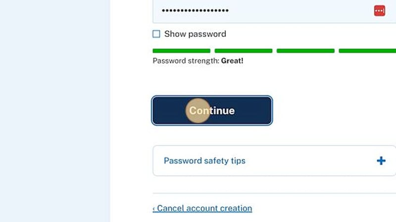 Colorado FAMLI Submit Password