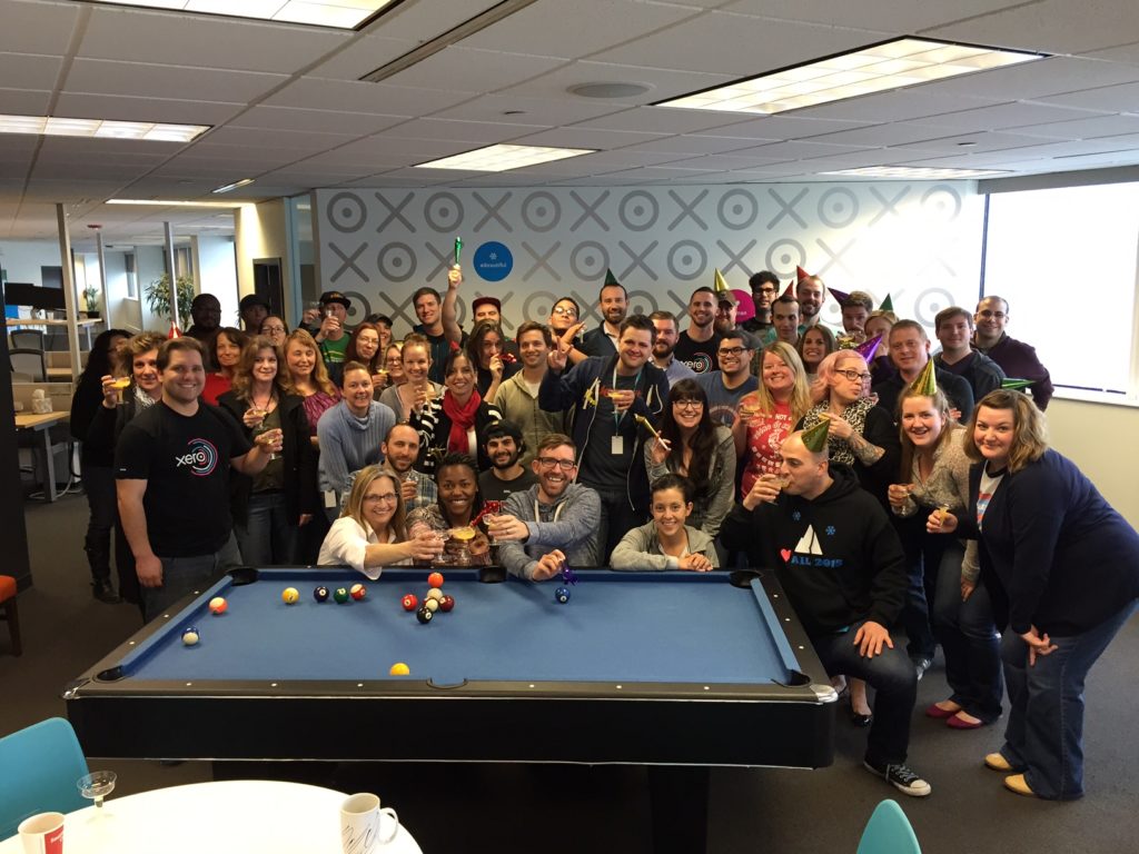 Group Photo of Bookkeeping Team Visit to Xero Headquarters